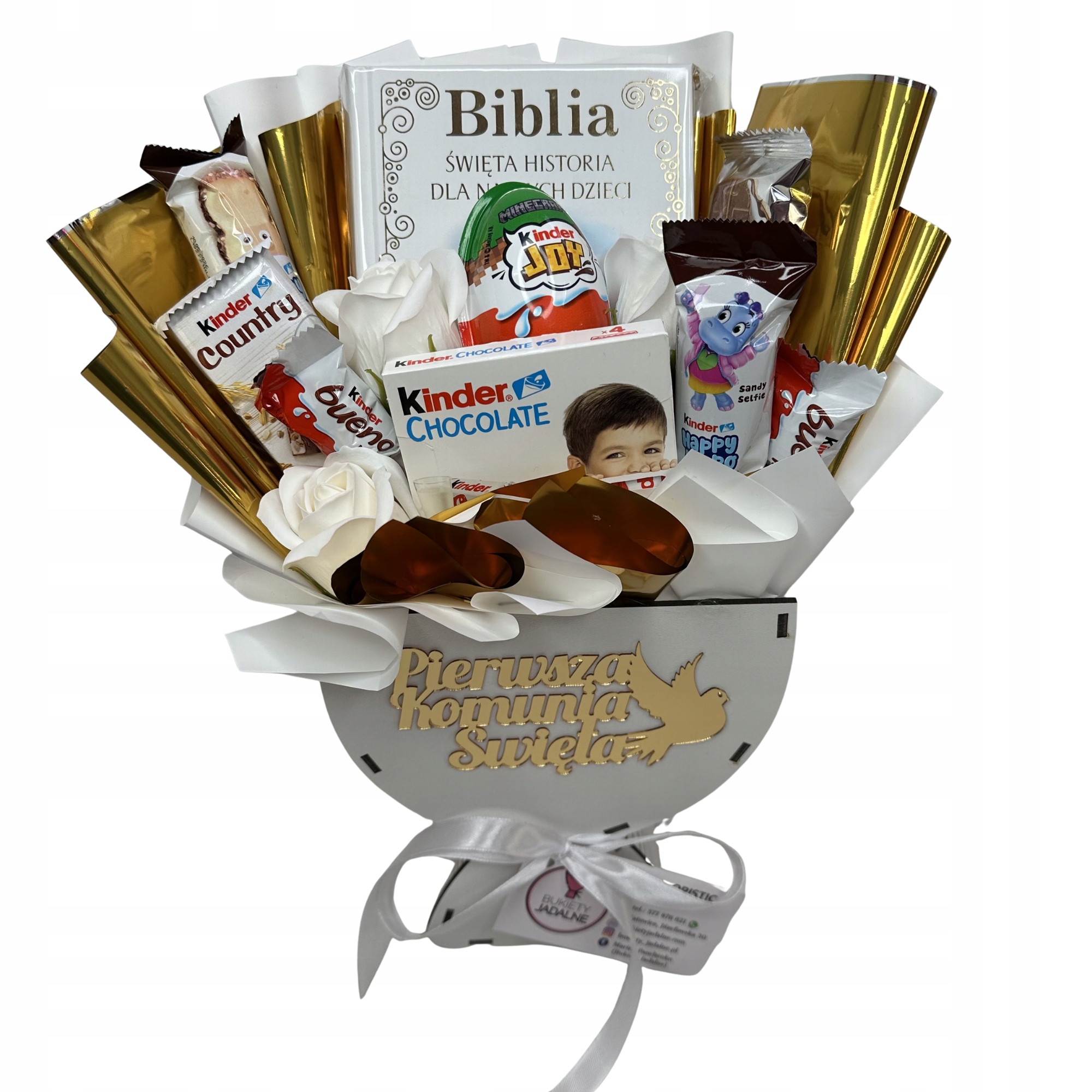 Dárková Sada K Prvnímu Svatému Přijímání Kalich S Biblí A Svaté Přijímání