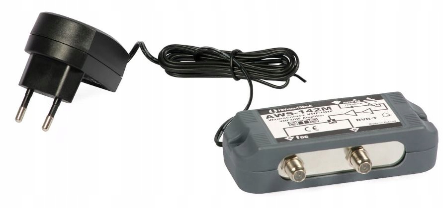 AWS-142M Širokopásmový vnitřní zesilovač 1we-2wy