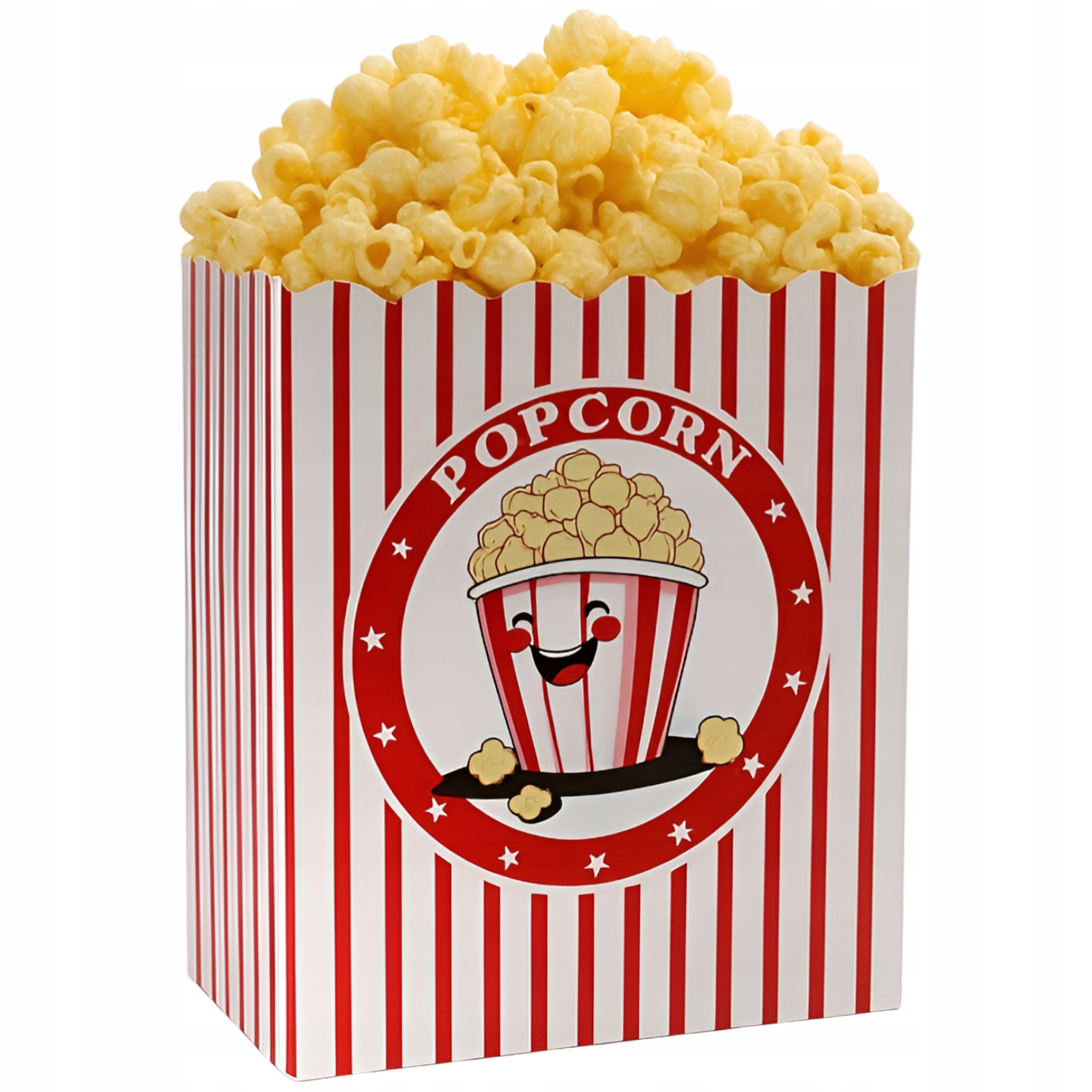 Krabička na popcorn veľká 19x10x22,8 cm ~4350 ml 300ks balenie na popcorn