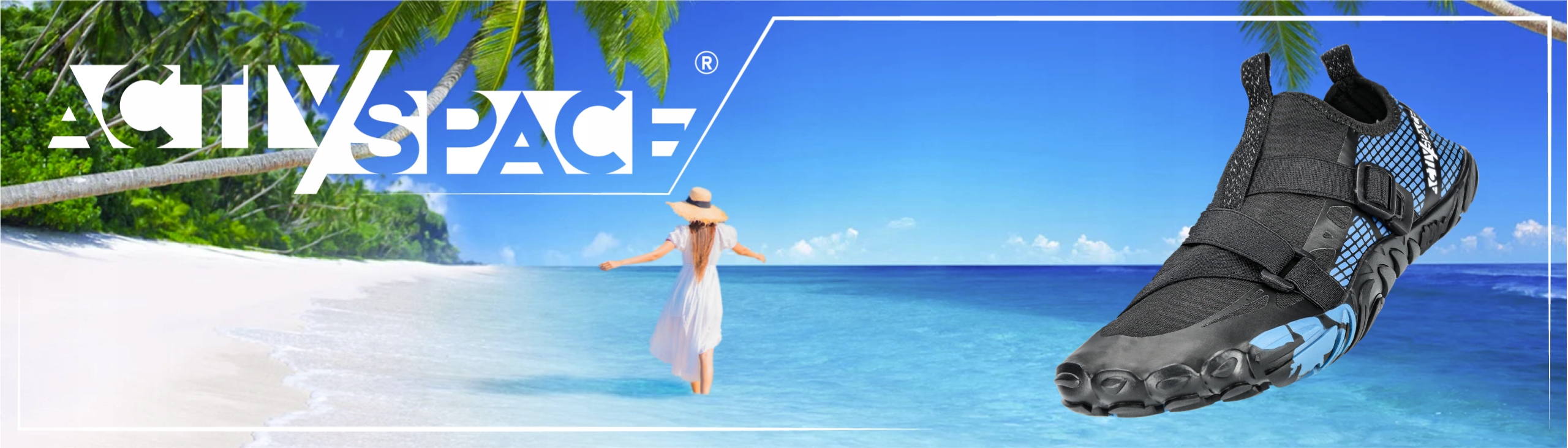 BUTY DO WODY WODNE NA PLAŻĘ SKAŁY JEŻOWCE RAFĘ KORALOWCE NEOPRENOWE R39 PRO Kolor dominujący niebieski