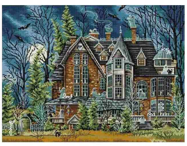 Křížková výšivka počítaná sada (kanva, mulina)