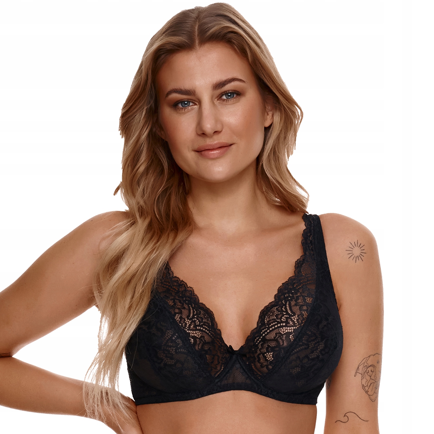 Lupo 149 černá 70E Měkká podprsenka