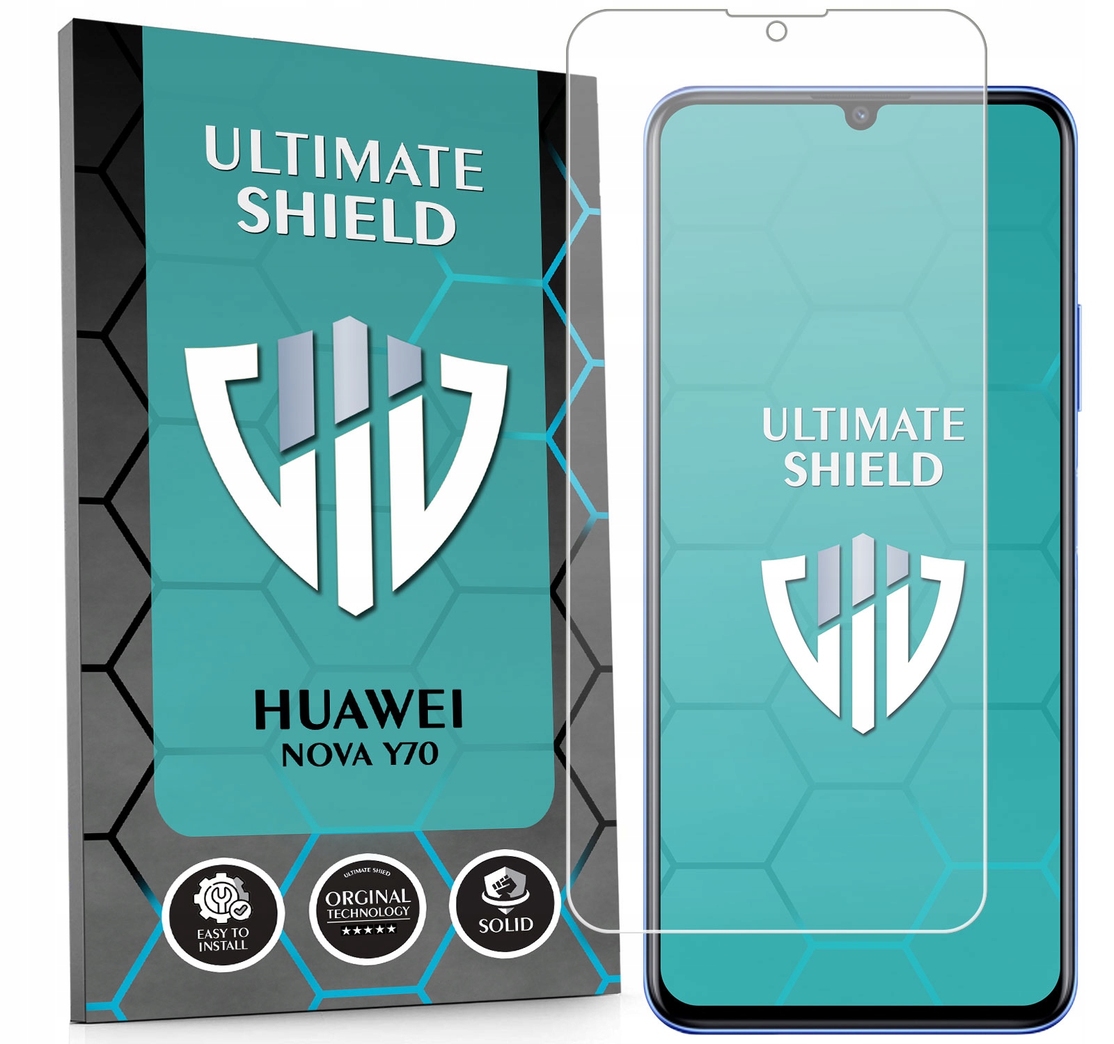 Sklo 3x Displej 7x Fotoaparát Rychlý Objektiv Pro Huawei Nova Y70 Y70 Plus