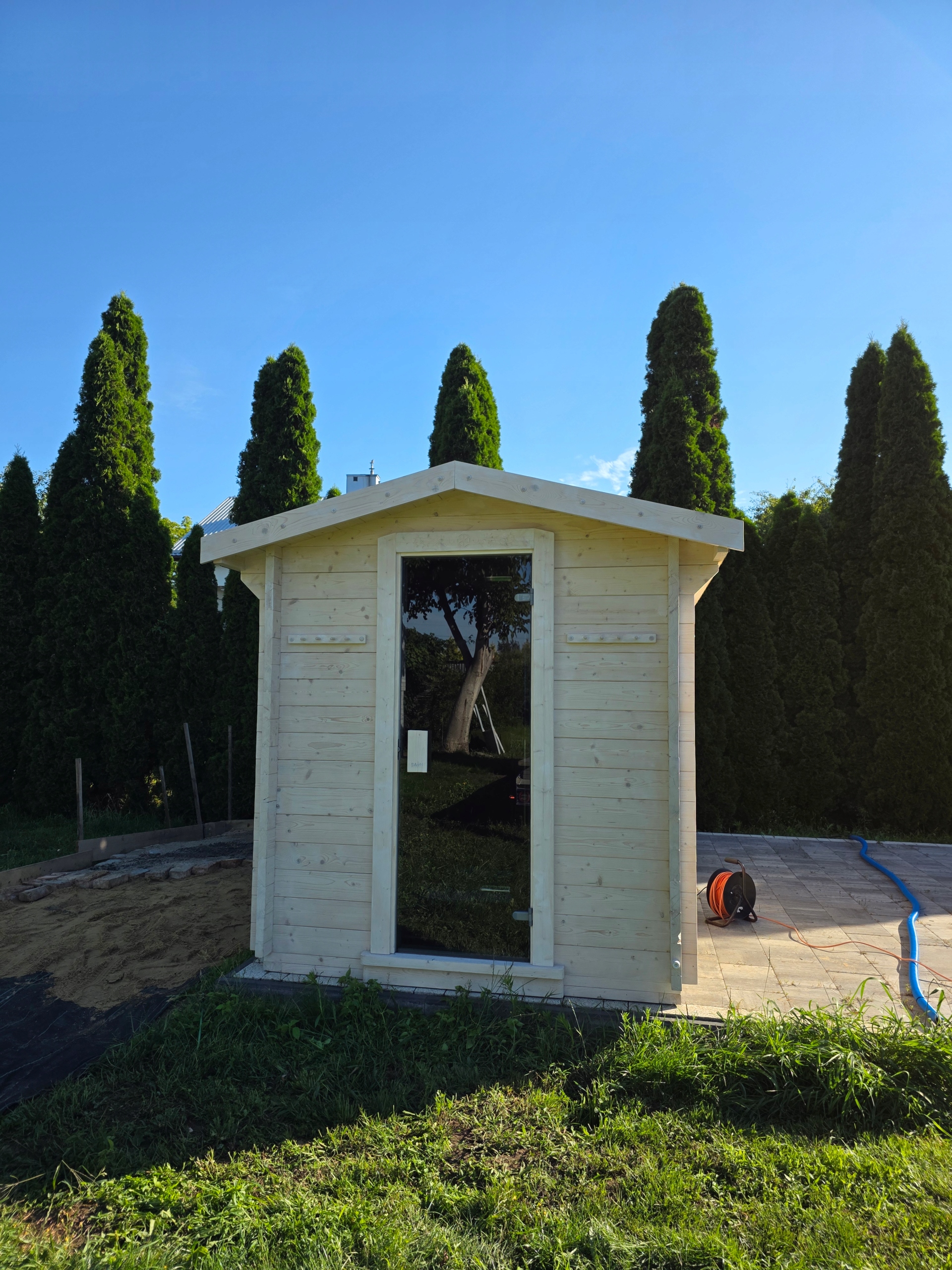 Sausa sauna su dušu, namų spa zonai nuotrauka 8