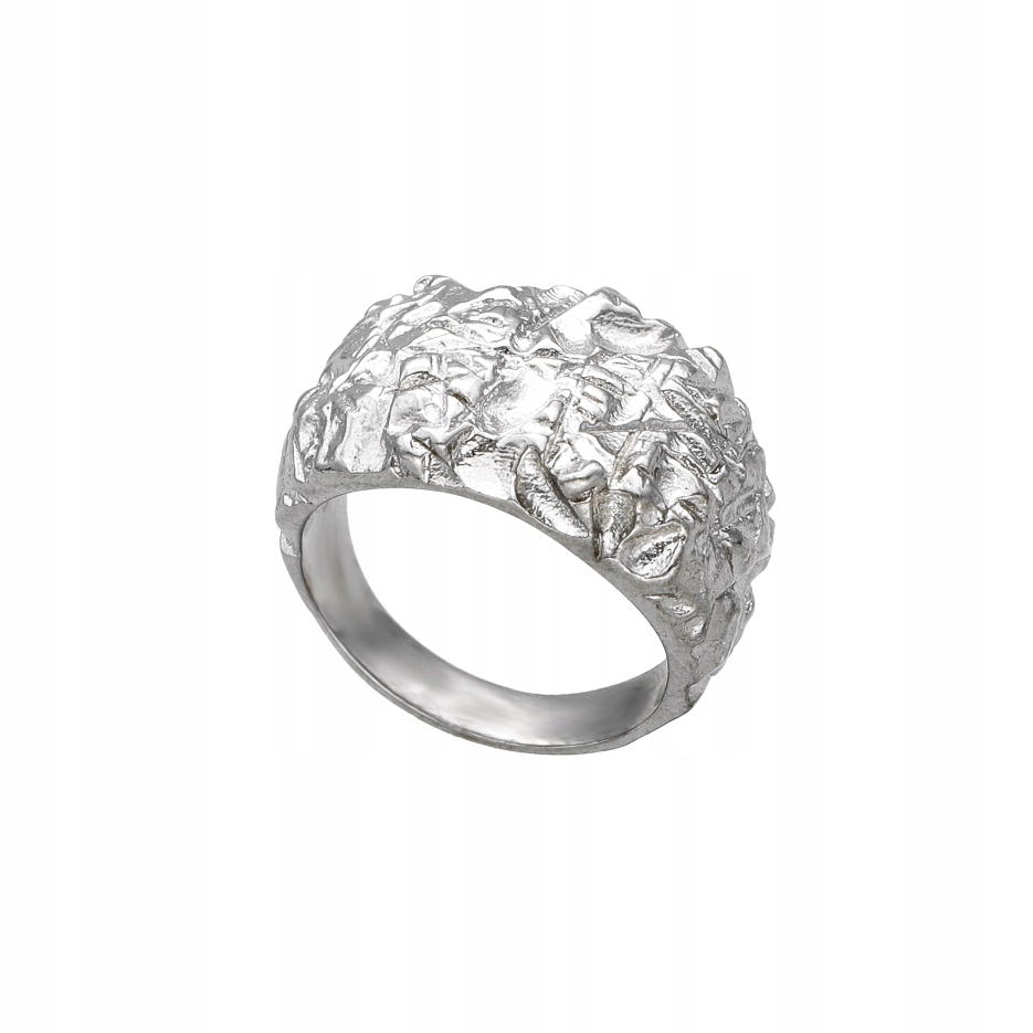 Prstýnek s nařaseným stříbro vel. 25