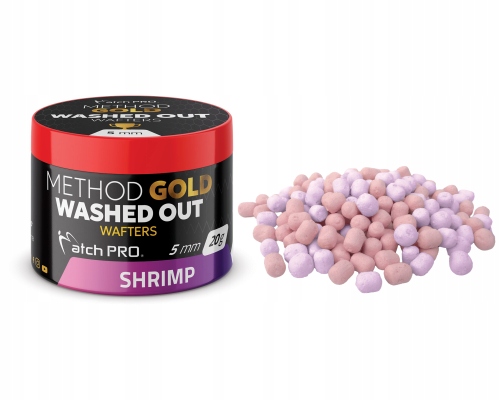 Kulki Method Gold Wafters Washed Out Shrimp 5mm 20g Shrimp