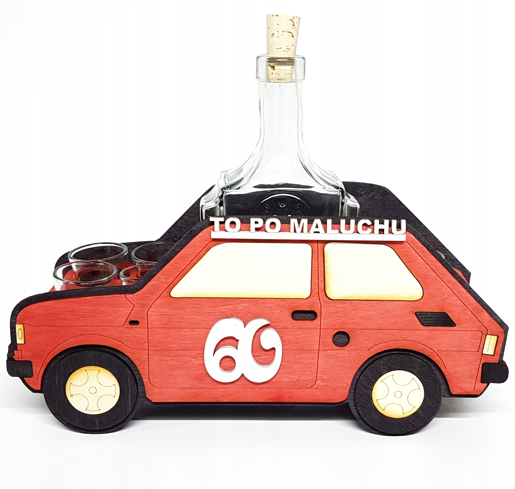 

Na 60 Urodziny Maluch Fiat 126 P Karafka