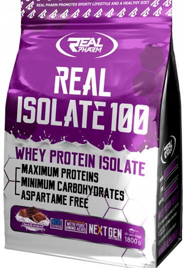 REAL PHARM ISOLATE 100 1800g čistý proteínový izolát