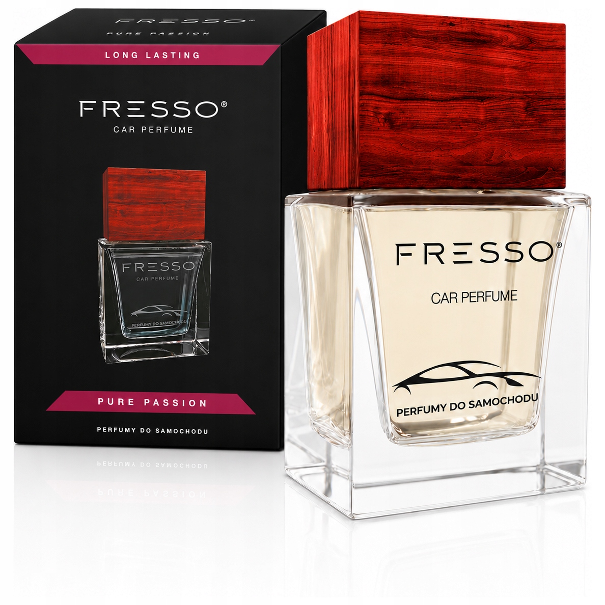 Fresso Pure Passion 50ml Perfumy Samochodowe Trwały Zapach Do Auta