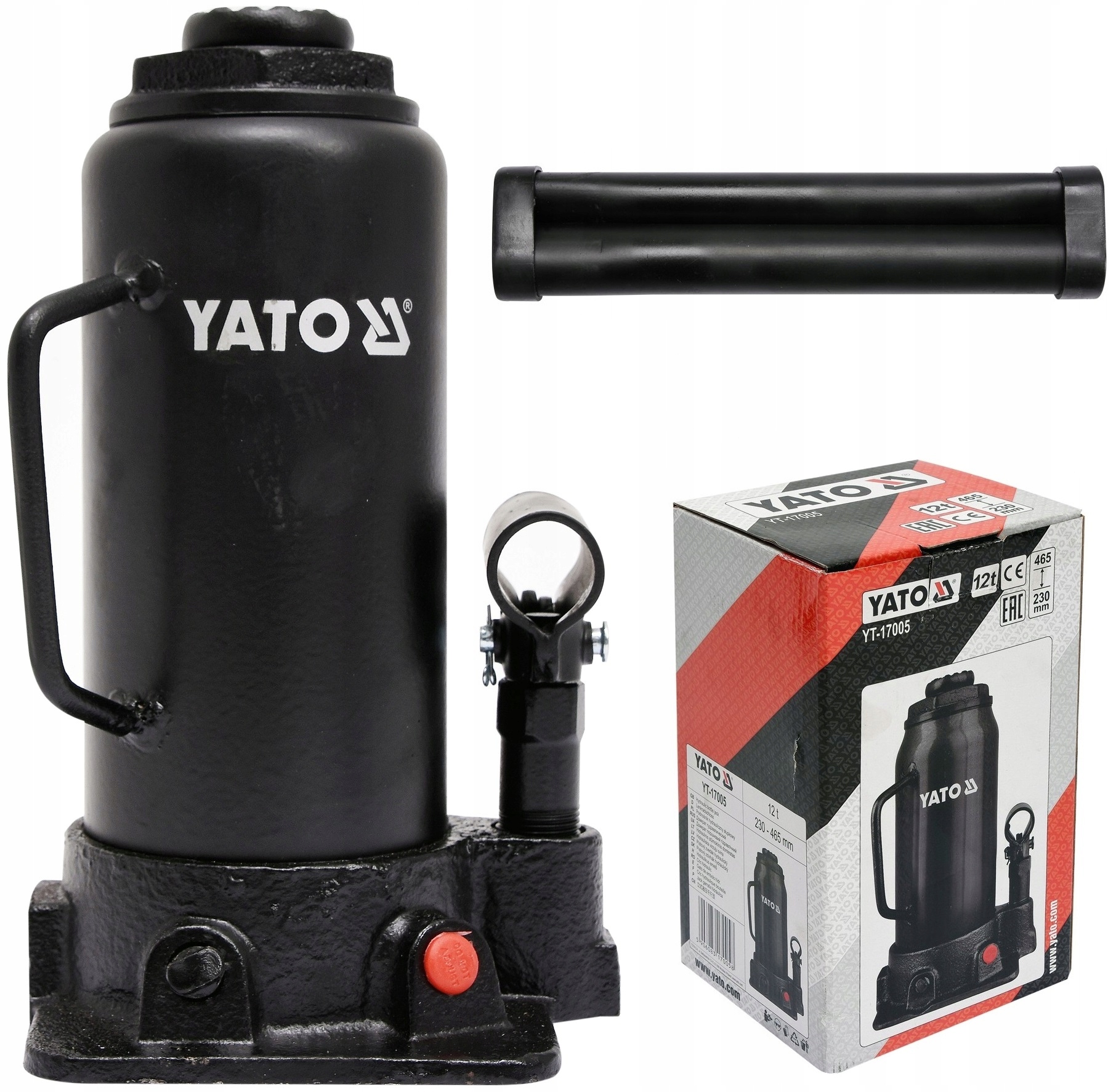 ГІДРАВЛІЧНИЙ ДОМКРАТ YATO 12T