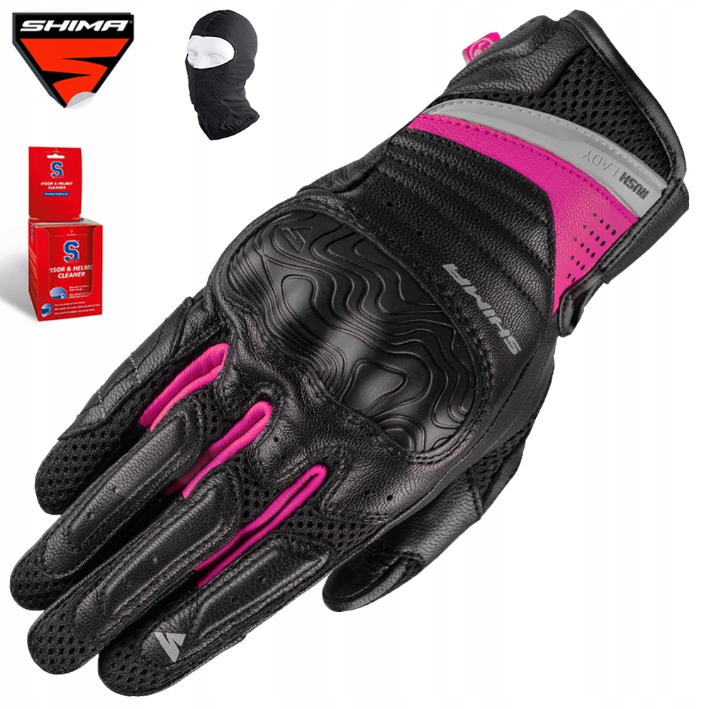Motocyklové Rukavice Shima Rush Lady Krátké Dámské Kožené Dárek
