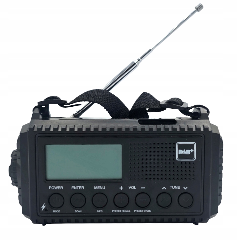 Przenośne radio Dab Fm z latarką i lampką do czytania Dab+ R18