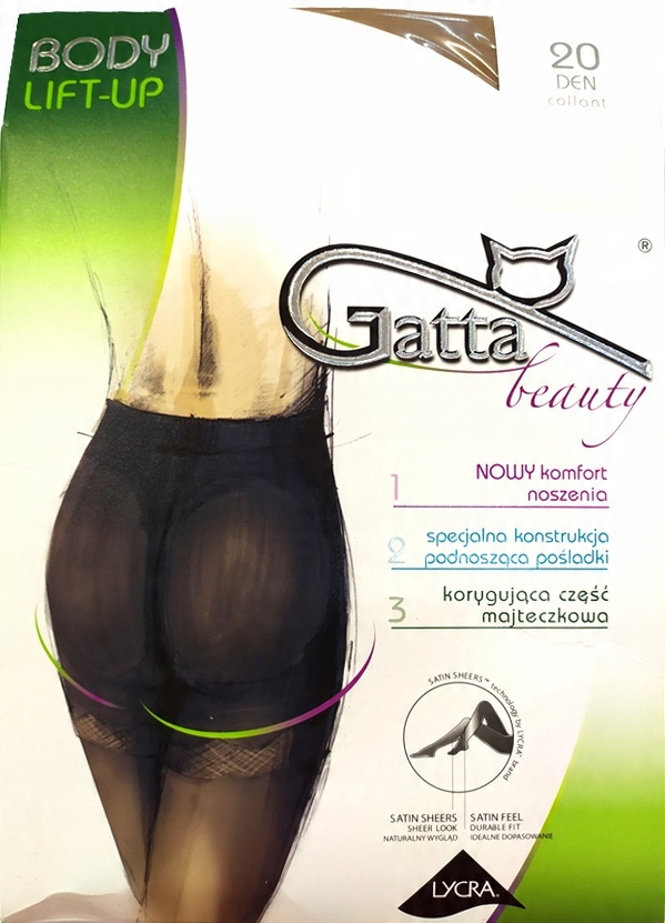

Gatta Rajstopy Modelujące Lift Up 20DEN Visone 3-M