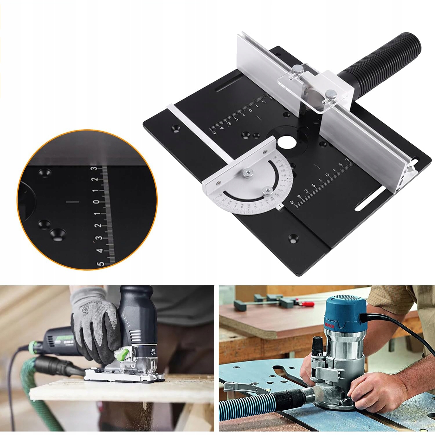 WKŁADKOWA DO STOŁU PŁYTA BLAT TRYMER WSTAW PŁYTKĘ DO OBRÓBKI DREWNA DIY Rodzaj frezarki inny rodzaj