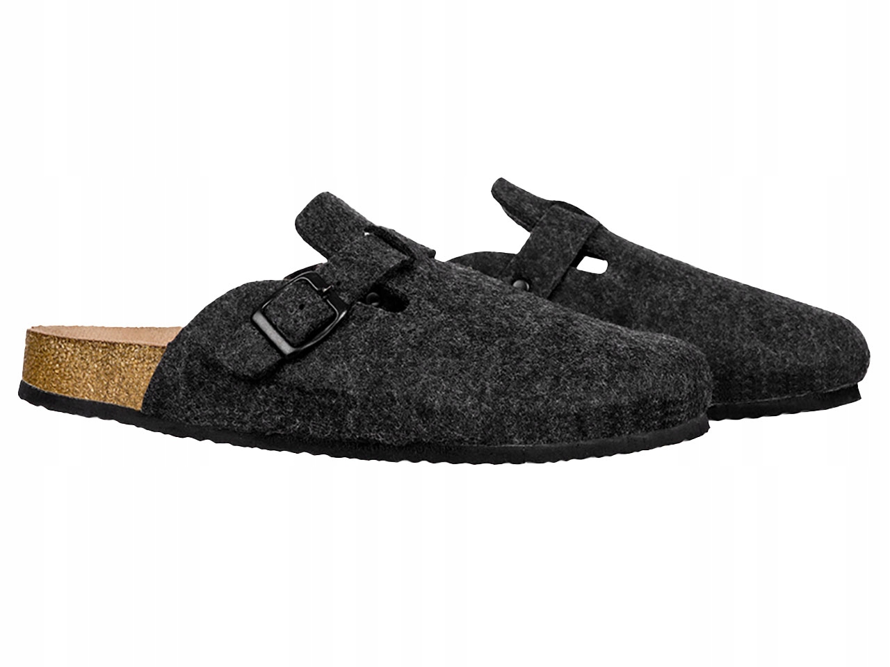 

Klapki Buty Z Klamerką Pełne Profilowana Wkładka