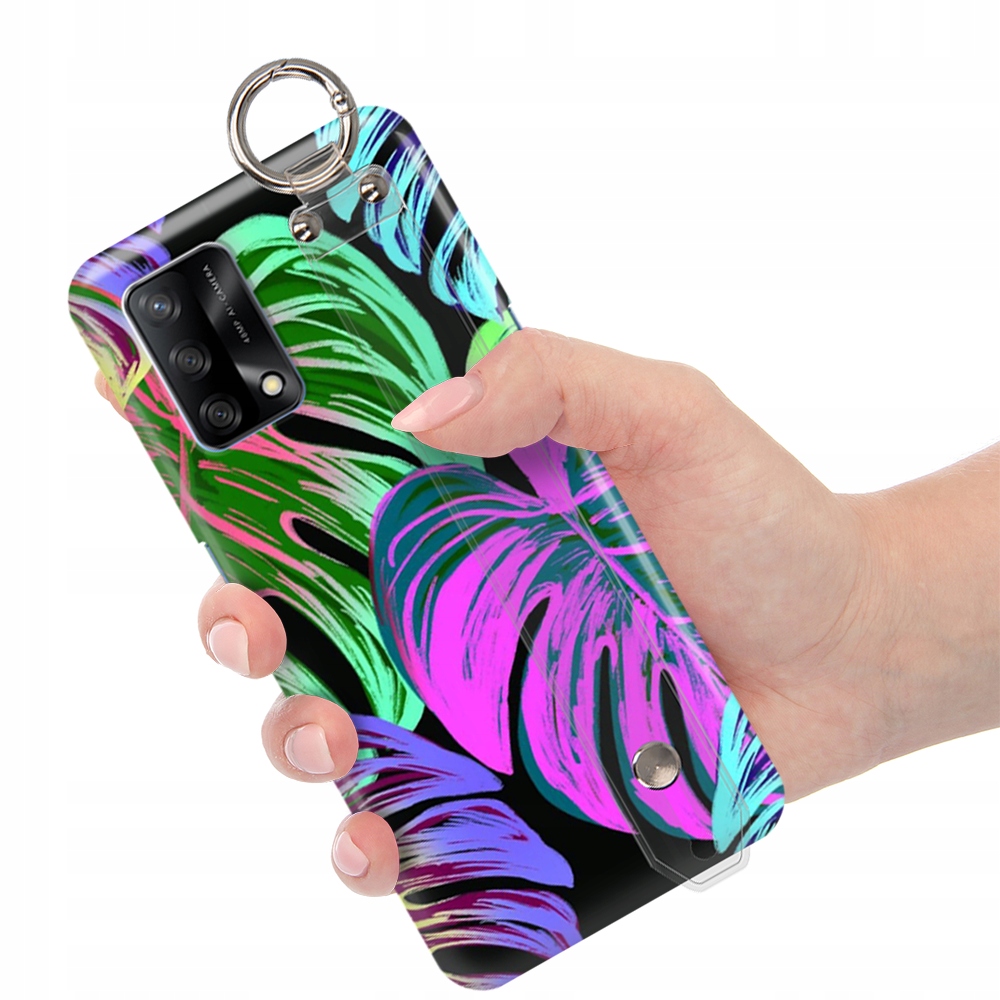 

Etui Z Paskiem do Oppo A74 4G Wiele Modnych Wzorów