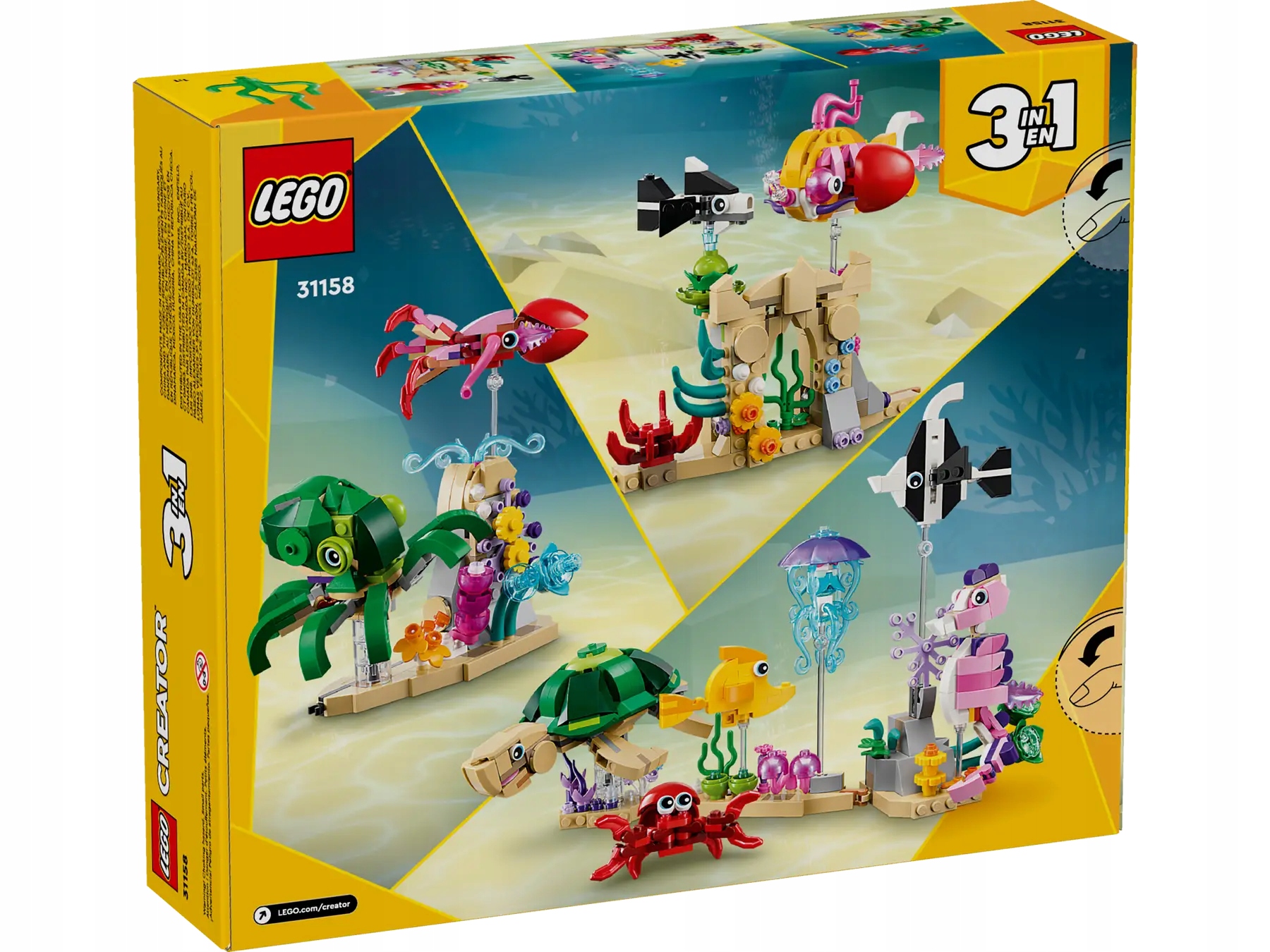 Lego 31158 Creator 3v1 Mořská zvířata