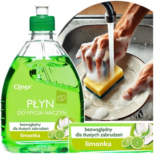 CLINEX FOLYADÉK EDÉNYEKHEZ HAND WASH 500ml KONYHAI HATÉKONY - 4 db Gyártó kódja CL77719