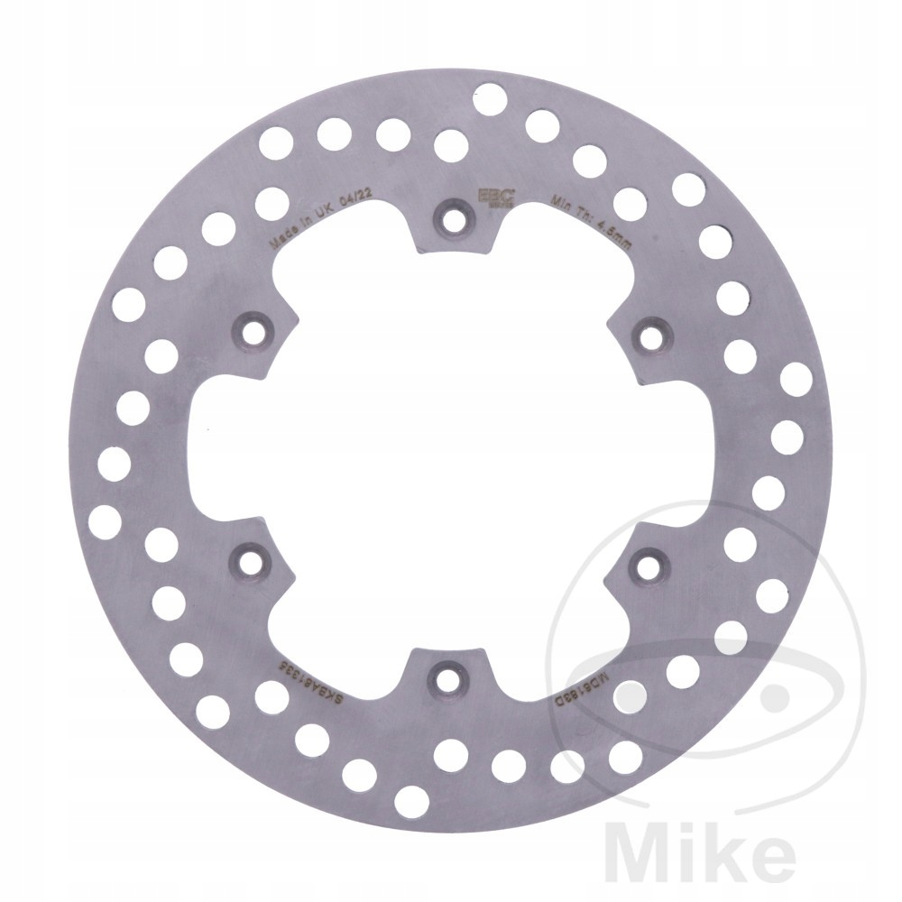 Zadný brzdový kotúč Ebc MD6183D