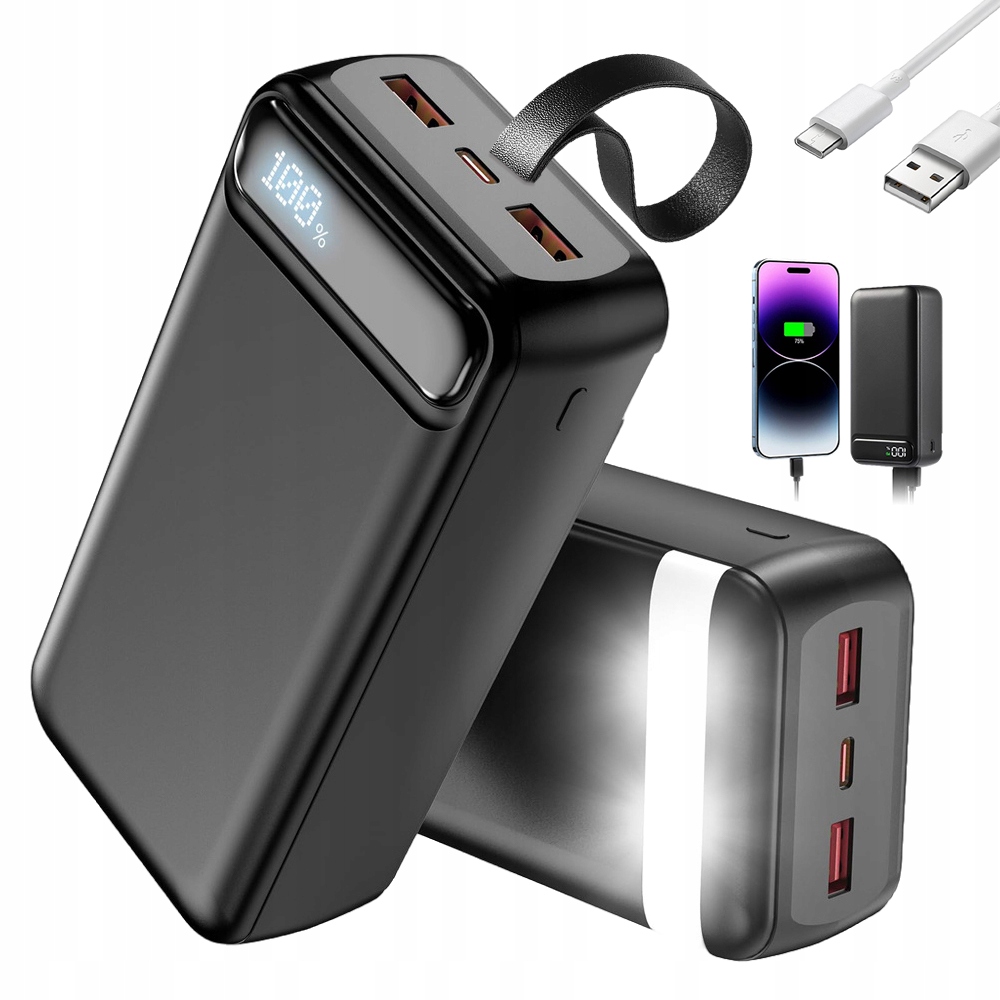 Powerbanka S Velkou Kapacitou, Rychlé Přenosné Nabíjení A Snadná Přeprava