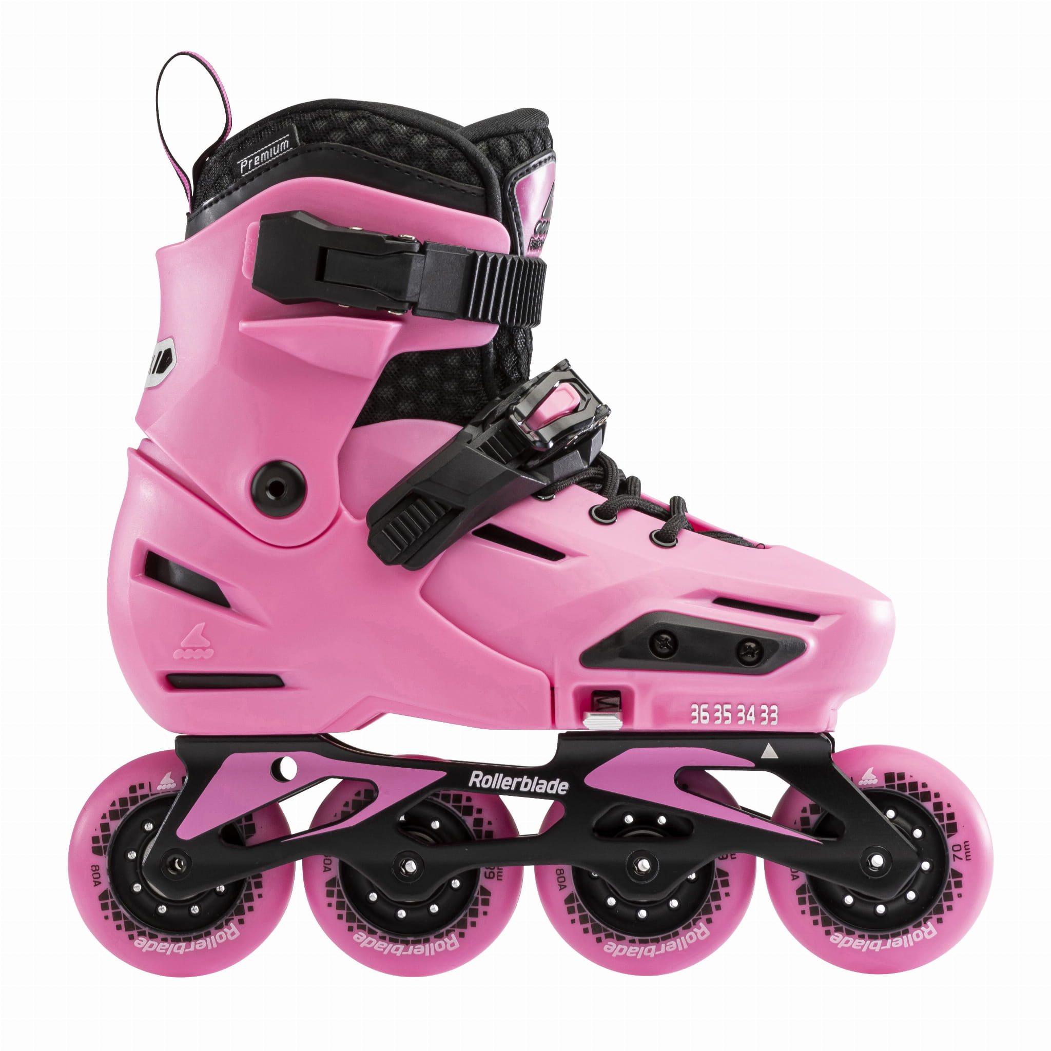 Dětské městské Kolečkové Brusle Rollerblade Apex XC G růžové 37-40