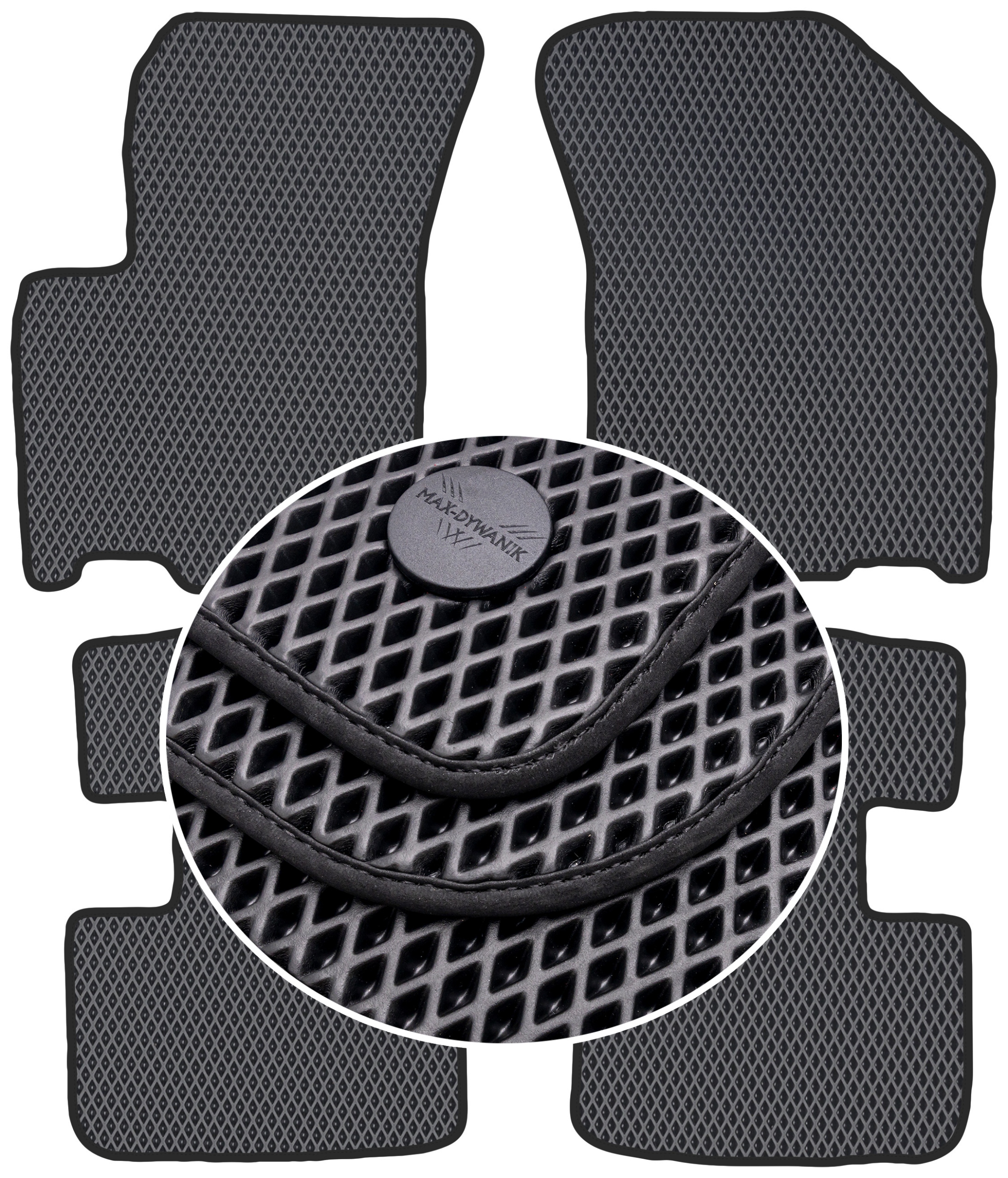 Fiat Sedici 2006-2014 Koberce Eternity Čierne