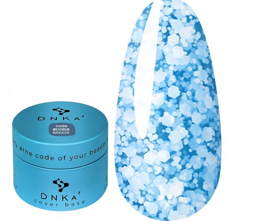 Cover Base 0068 Breeze – baza hybrydowa z białymi drobinkami