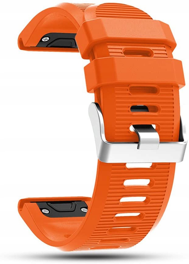 POMARAŃCZOWY Silikonowy Pasek Garmin FENIX 5X PLUS