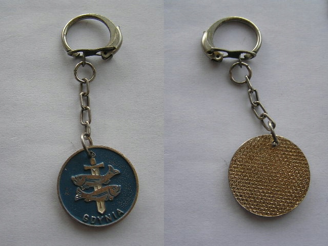 GDYNIA - stary brelok reklama PRL