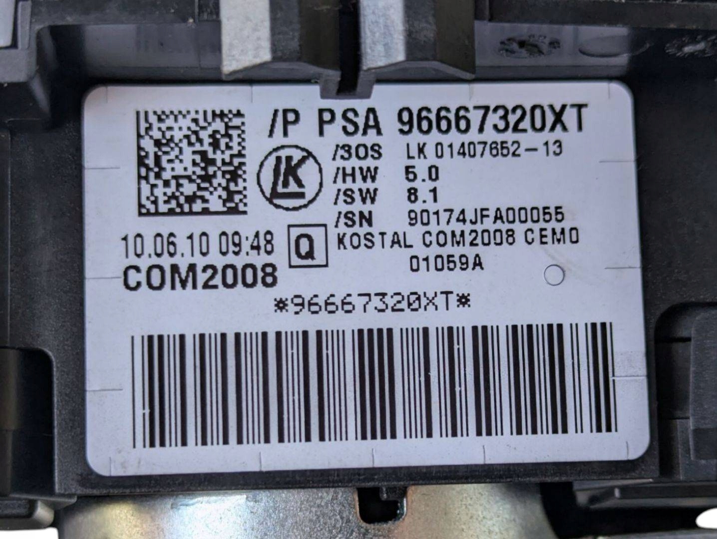DEVIO LUCI TERGICRISTALLO TERGI Peugeot 5008 T8 2010 96667320XT