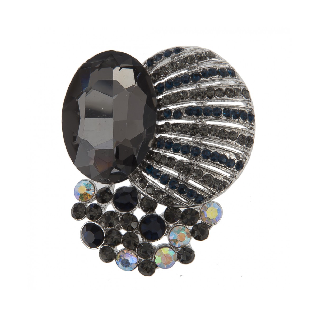 ELEGANCKA KRYSZTAŁOWA BROSZKA, PIĘKNA