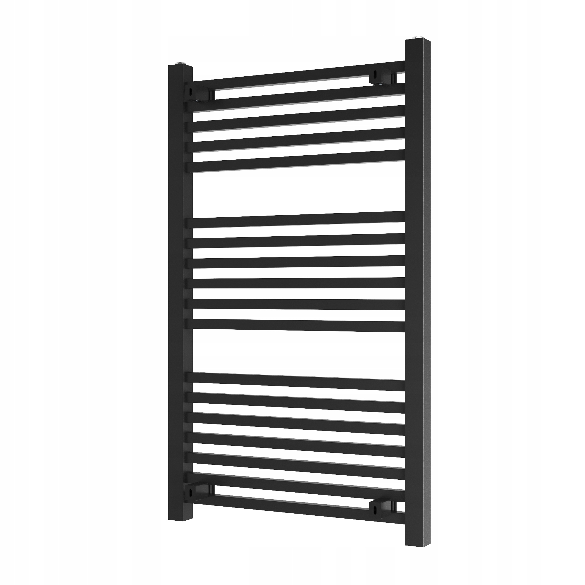 Kúpeľňový Ohrievač Čierny Rebrík 100x60 cm Bergen Kaloryfer Moderný