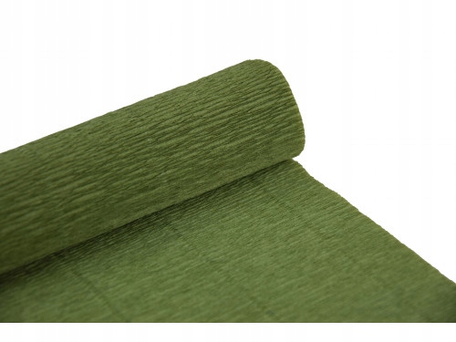 Krepina Bibuła Włoska Marszczona 180 g (50 cm x 2,5 m) ZIELONY MORO 562 Kod producenta 562