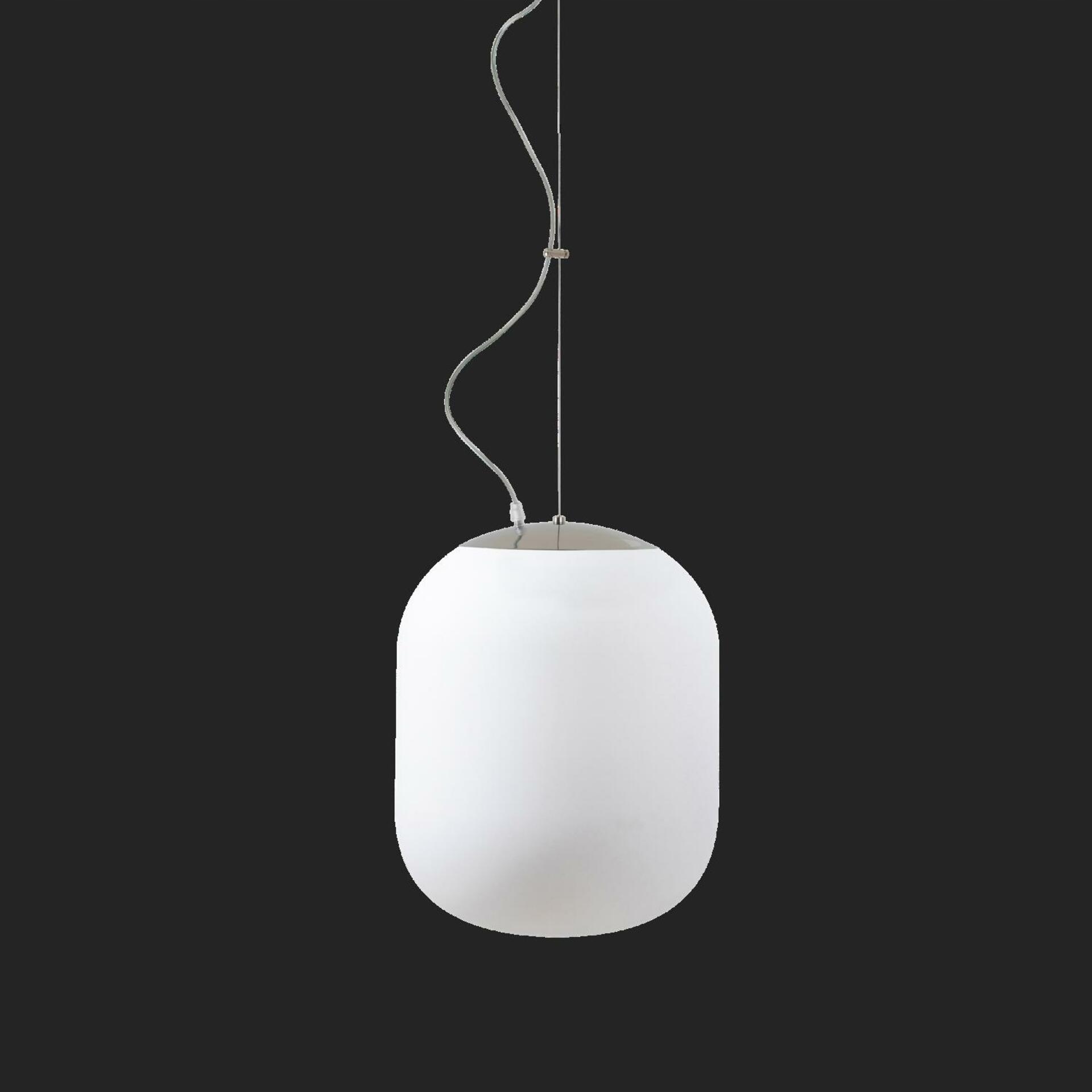 Osmont 62852 Tania L1 Hp závesné sklenené svietidlo nerez leštená biela IP4