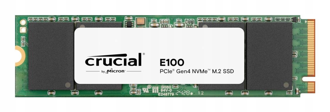 SSD|CRUCIAL|Hodnotenie 100x TBW|NVMe Áno|PCI Express 4.0|M.2|2000 GB|E100|CT2000