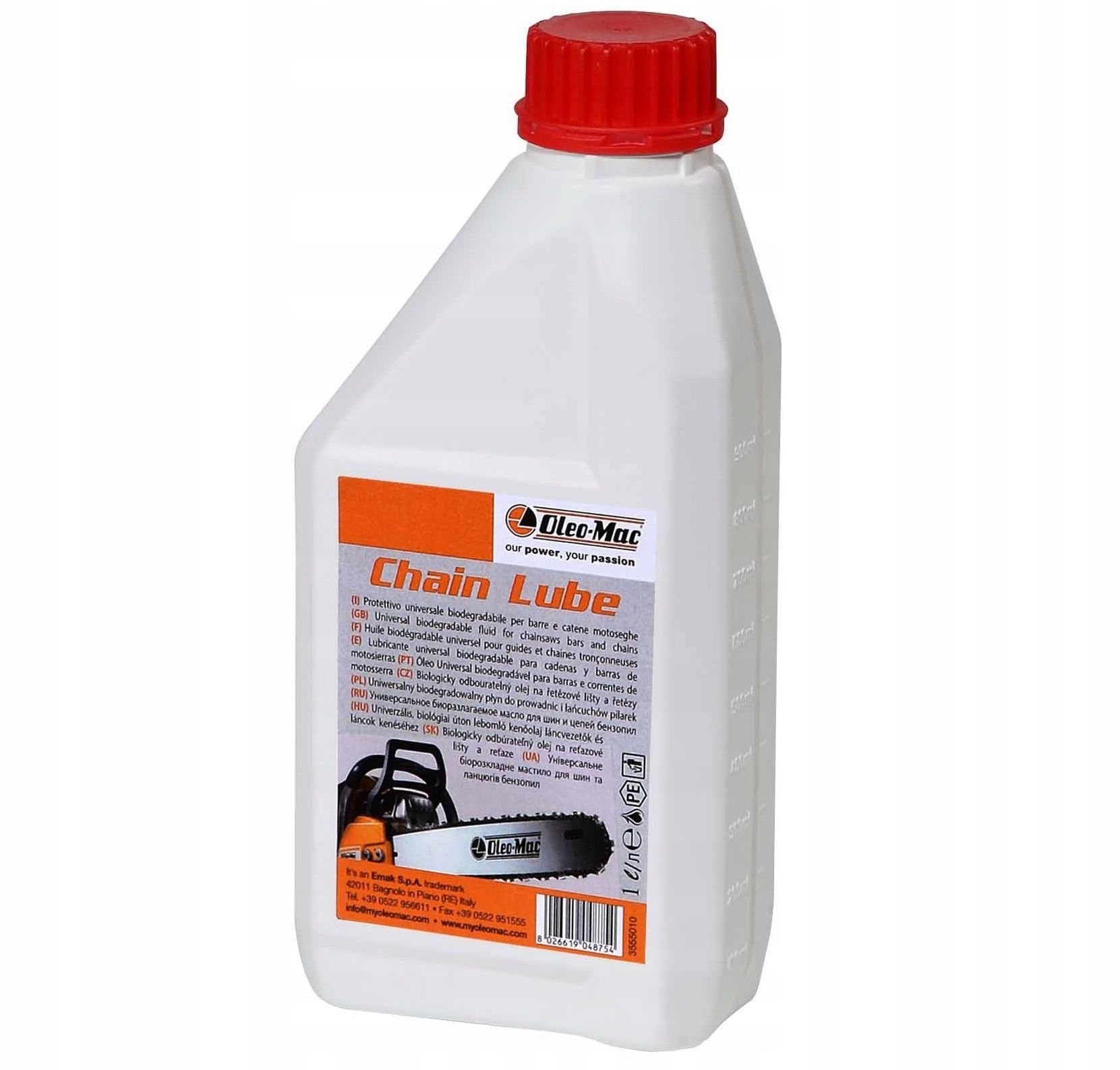 

Olej Do Prowadnic, Łańcucha Oleo-mac Chainlube 1L