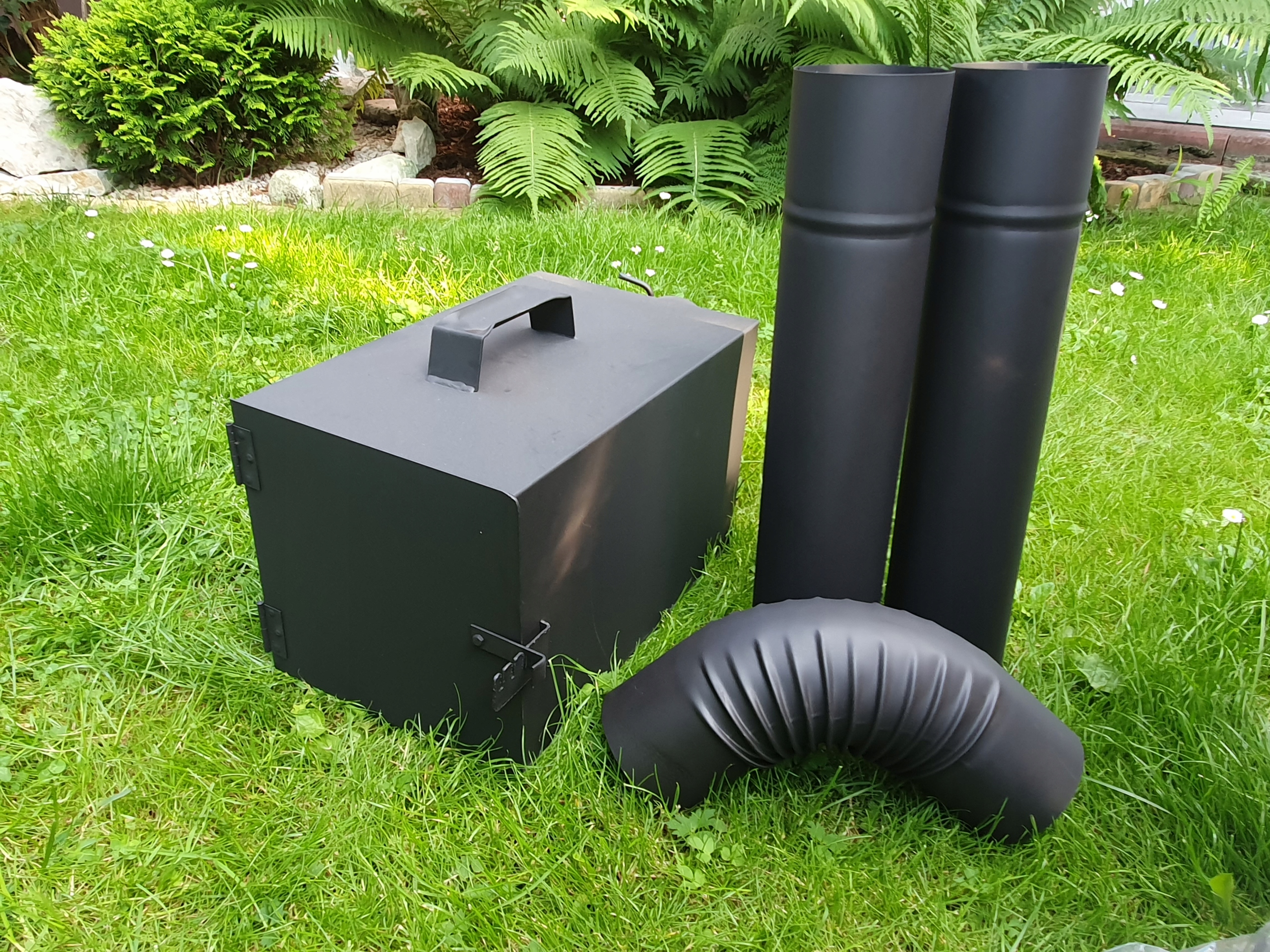 PALENISKO DO WĘDZARNI WĘDZARNIA RURY ZESTAW XXL Materiał metal