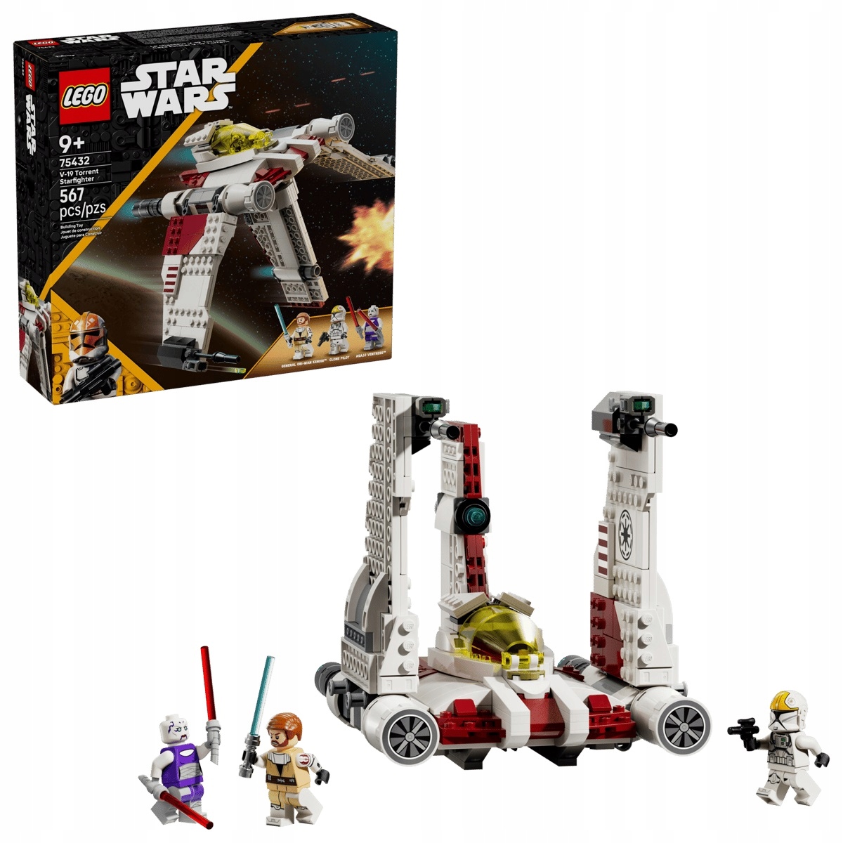 Lego Star Wars 75432 Stíhačka V-19 Torrent Starfighter
