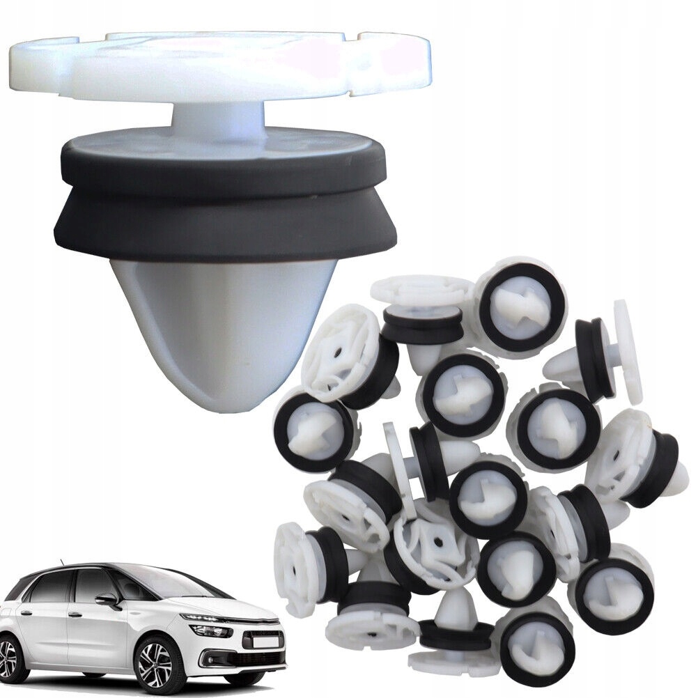 

10 x Wykończenie Panelu Klipu Drzwi Peugeot 9345ZN