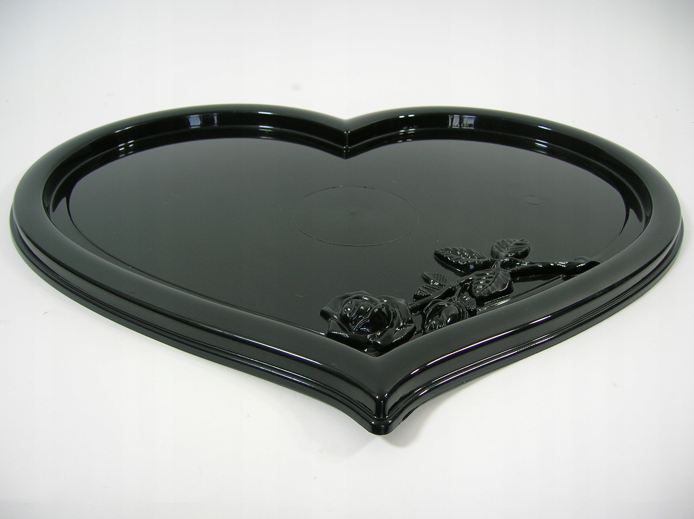 PODSTAWKA POD ZNICZ CZARNE SERCE NA CMENTARZ Kod producenta CZASERP