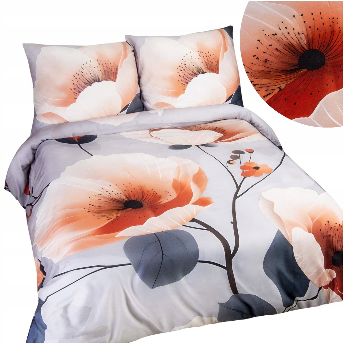 Posteľná Bielizeň 220x200 Sada 3 kusov Satén Bavlna Satinlove Premium