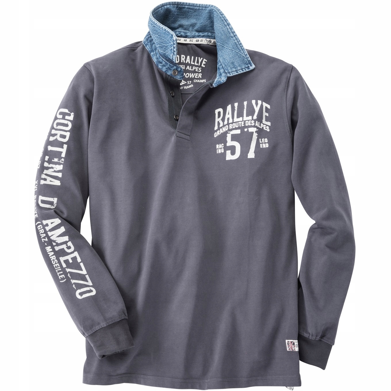 Kitaro Velké Velikosti Polo Longsleeve 3XL 140 Cm