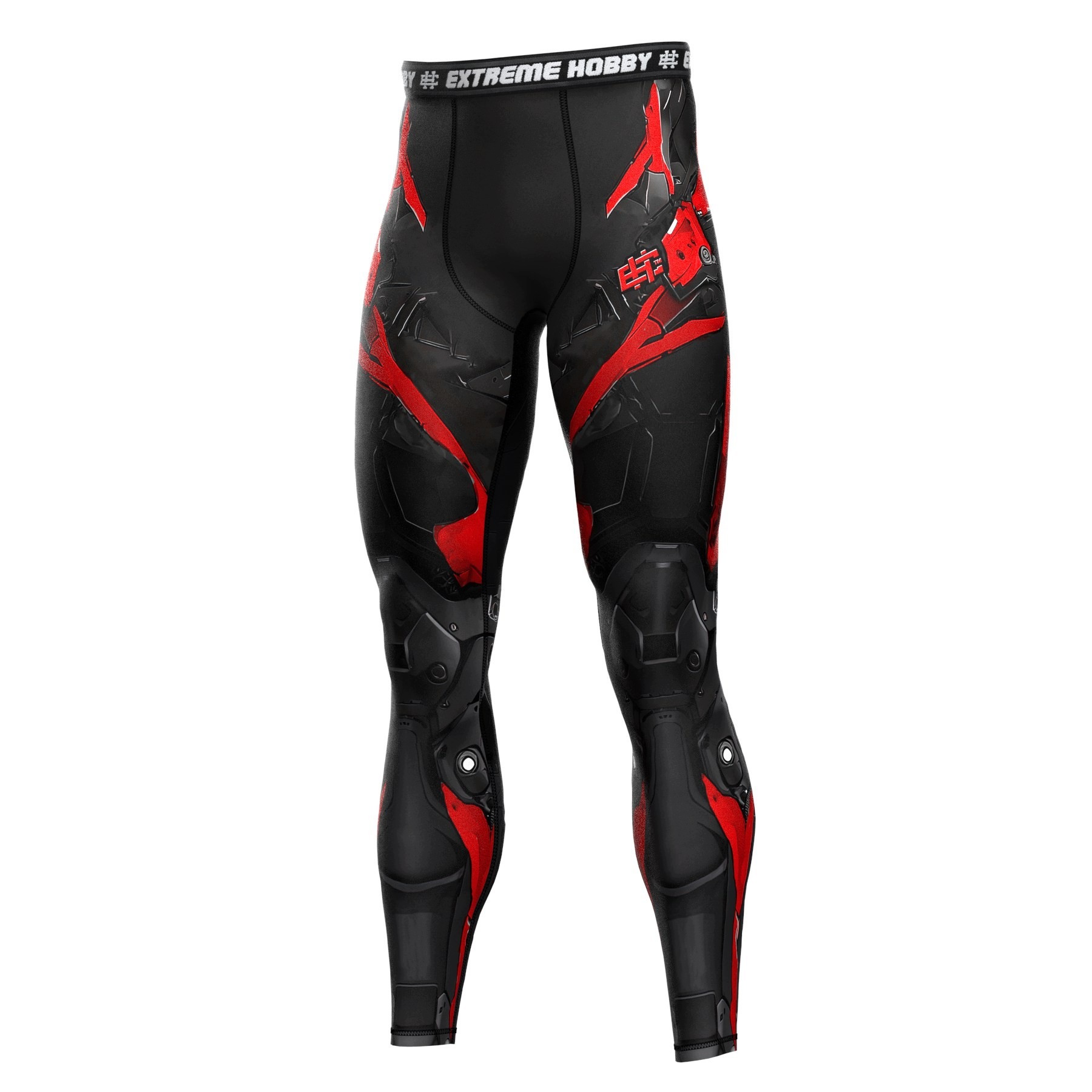 Extreme Hobby Legginsy sportowe treningowe męskie siłownia Mma Iro Force XL