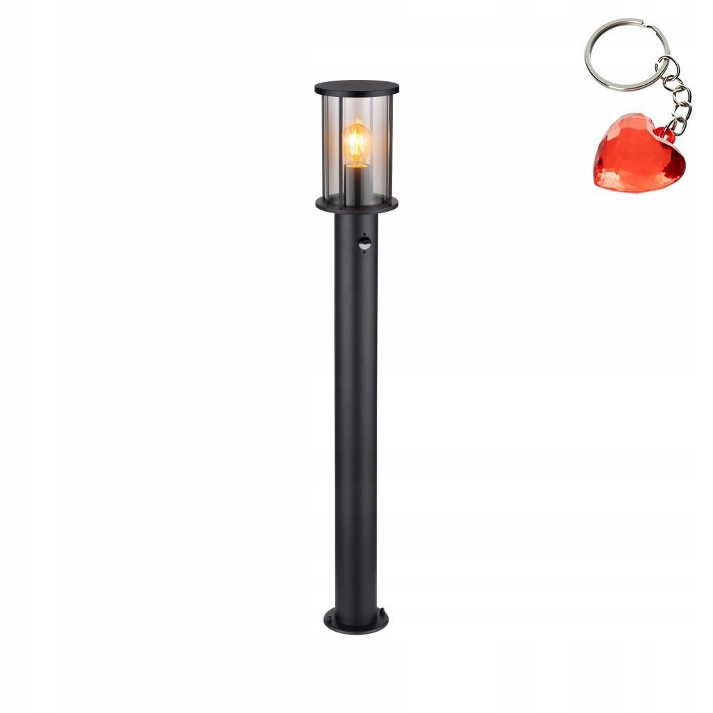 Vonkajšia lampa záhradný stĺpik so senzorom Gracey 31363S Globo