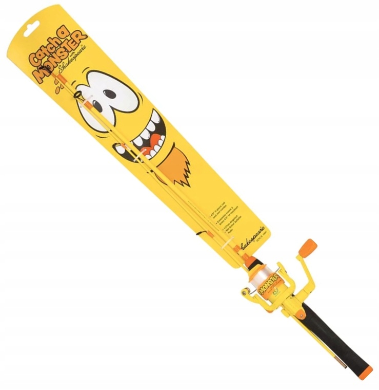 Zestaw Wędkarski dla Dzieci Shakespeare Catch A Monter 1,40m Żółty