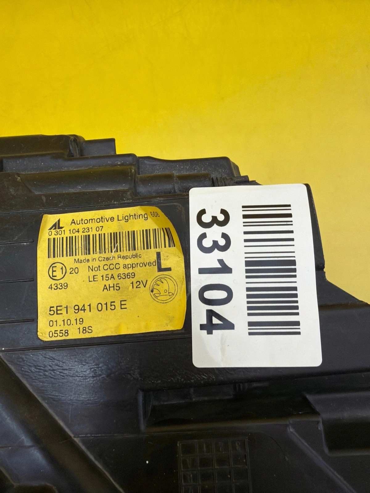 light left Skoda Octavia 3 III FL 17-20 Lift 5E1941015E