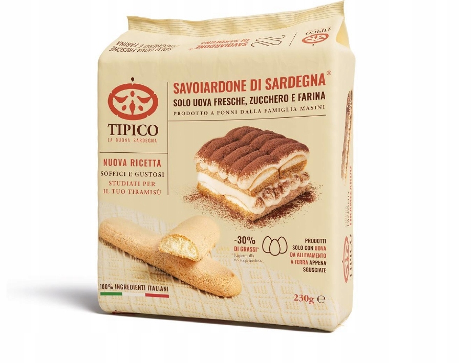 Levně 4x Italské piškoty do tiramisu Savoiardi Tipico