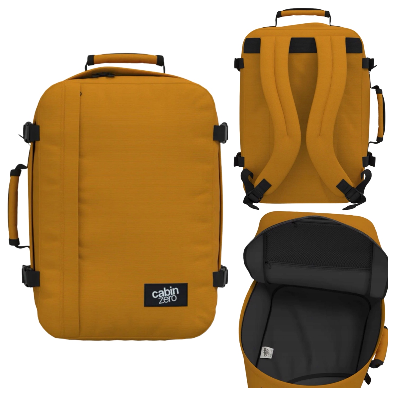 Lehký 36l CabinZero CZ17 Orange Chill voděodolný cestovní batoh