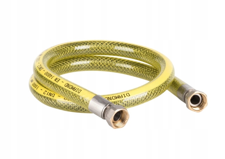 PRZEWÓD GAZOWY ELASTYCZNY 1/2" DN15 GW GW 1,5m WĄŻ DO GAZU DIAMOND