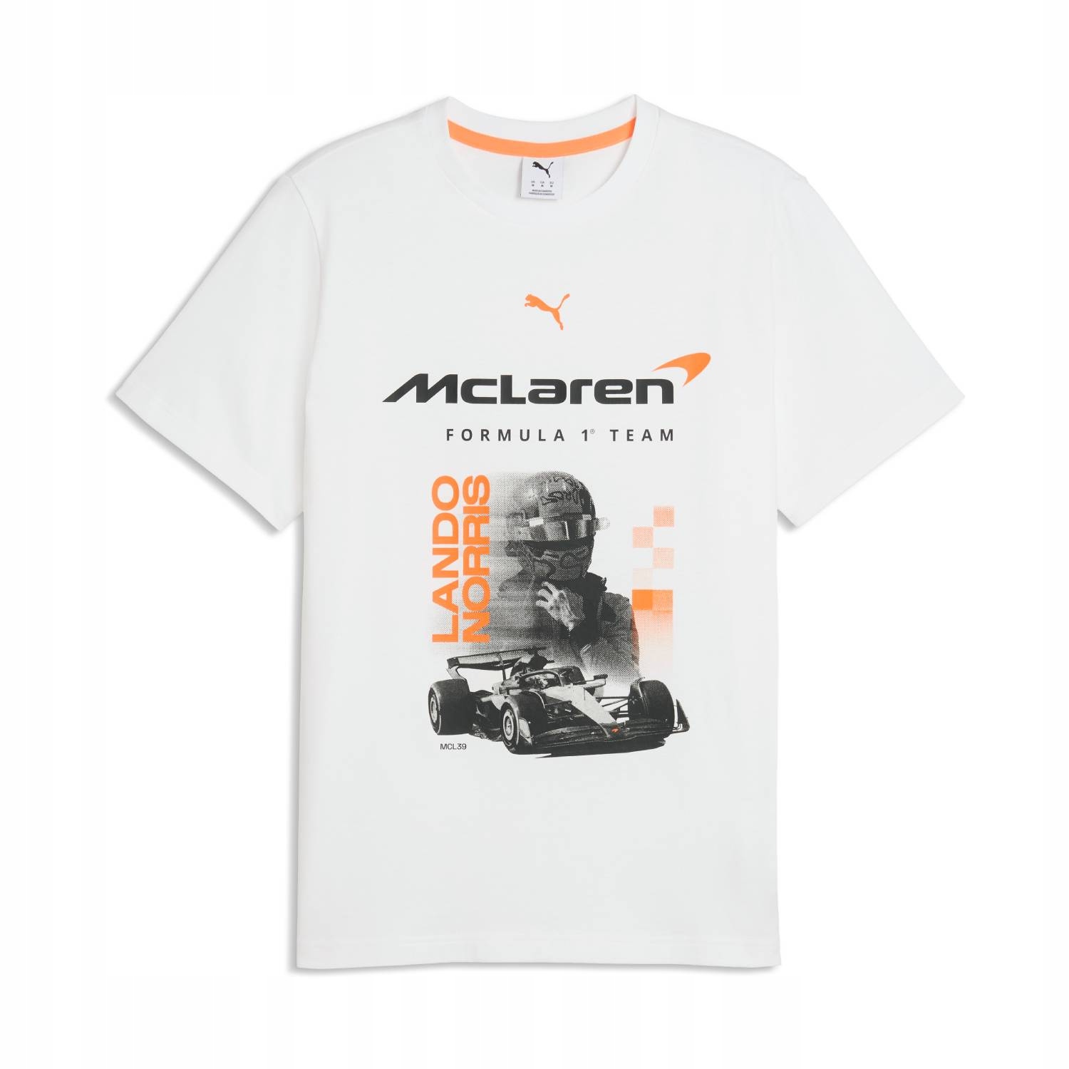 Tričko pánské bílé Lando Norris McLaren F1 2026 (XXL)